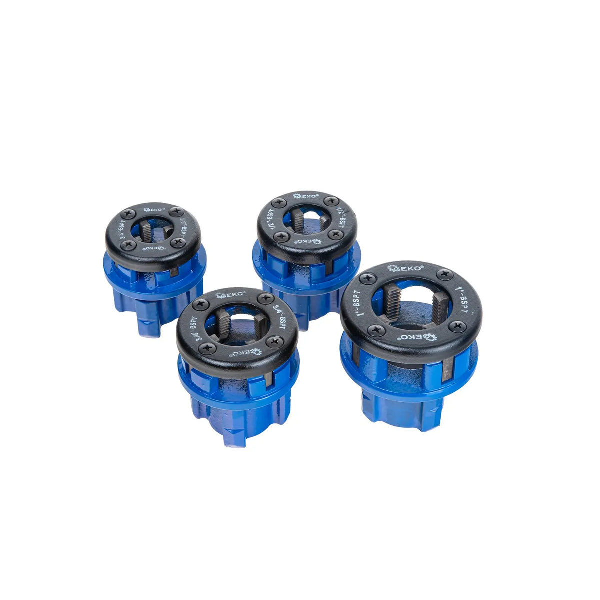 GEKO Handmatige pijpenfrees met ratelmechanisme 4-delig 3/8"-1"