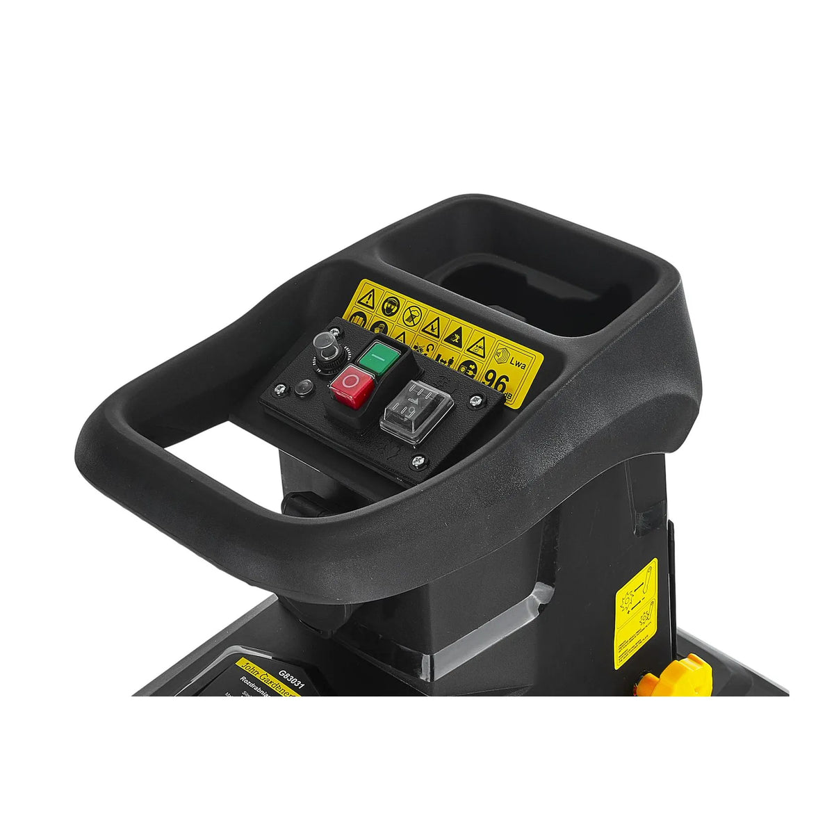 GEKO Stil roller hakselaar met freesmechanisme 2800 W en kunststof bak 60L