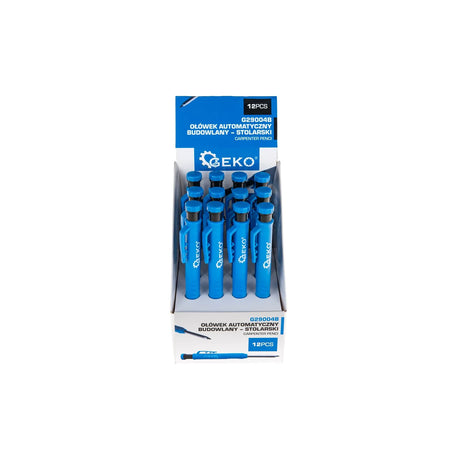 GEKO Automatische bouw- en timmerpotlood 12 stuks