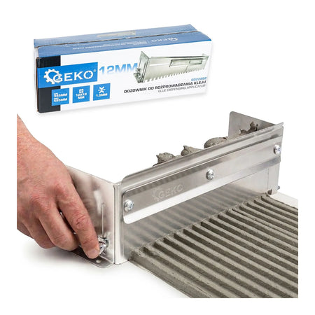 GEKO Tegellijmverdeler verstelbaar 345 - 585 mm met 12x12 mm tand
