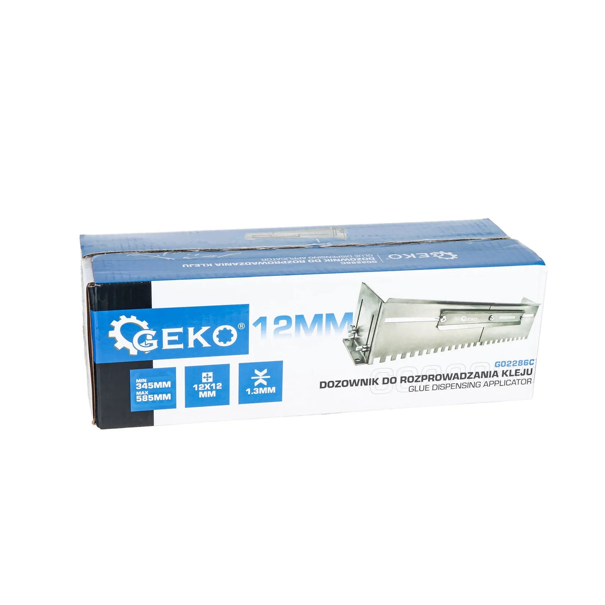 GEKO Tegellijmverdeler verstelbaar 345 - 585 mm met 12x12 mm tand