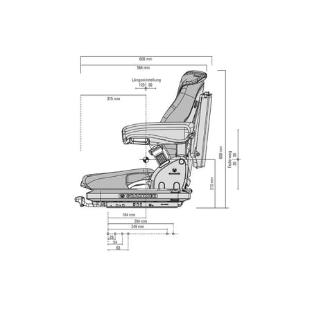 Airpress Heftruckstoel Primo M PVC 1564043