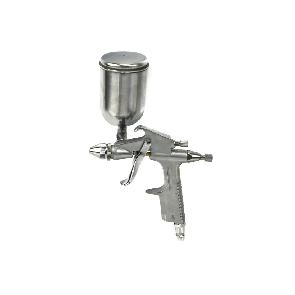 GEKO Mini spraygun type HVLP met 200ml beker en 0,5mm tip