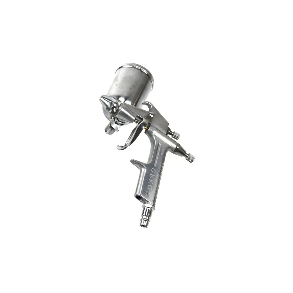 GEKO Mini spraygun type HVLP met 200ml beker en 0,5mm tip