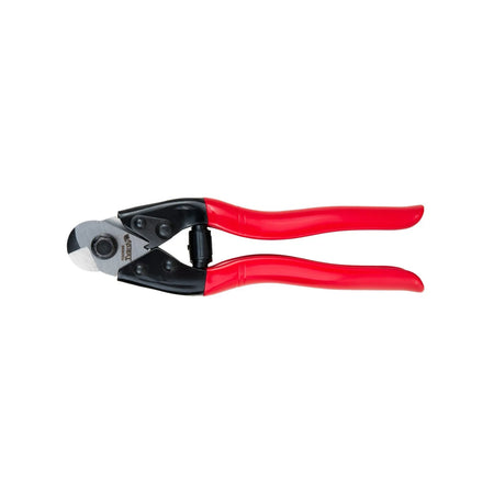 Tvardy kniptang voor draad en stalen kabels 190 mm met ergonomische rode handgrepen
