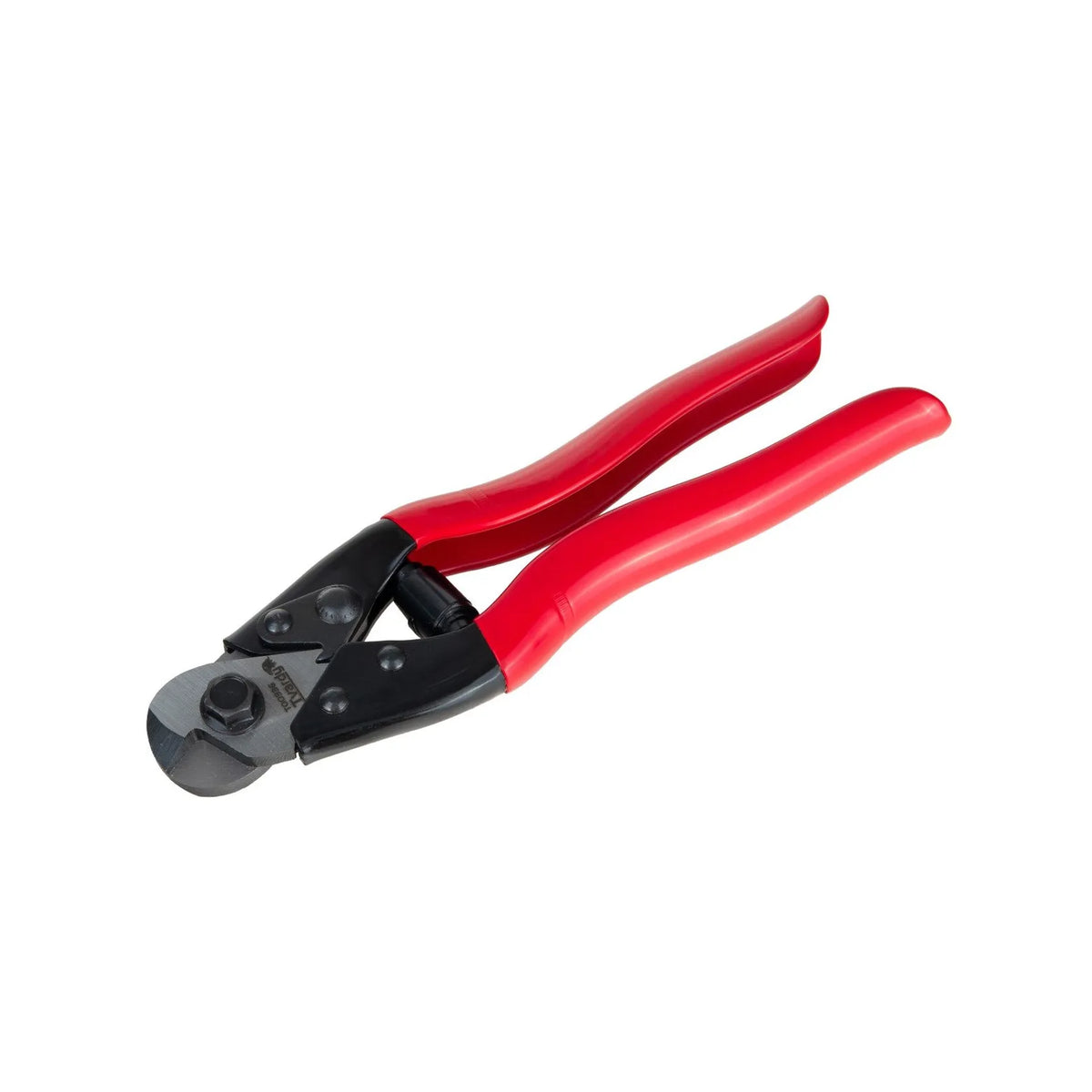 Tvardy kniptang voor draad en stalen kabels 190 mm met ergonomische rode handgrepen