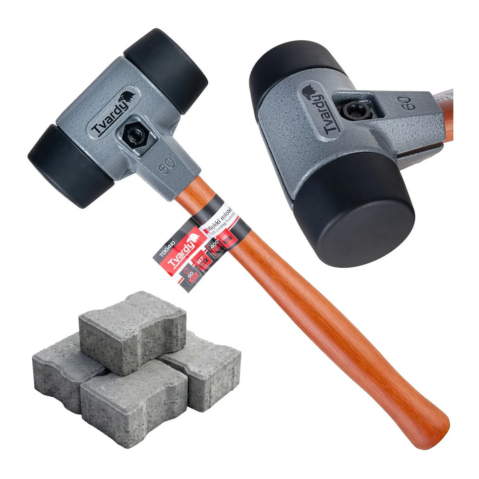 Tvardy Zachte Bestratingshamer 60 mm