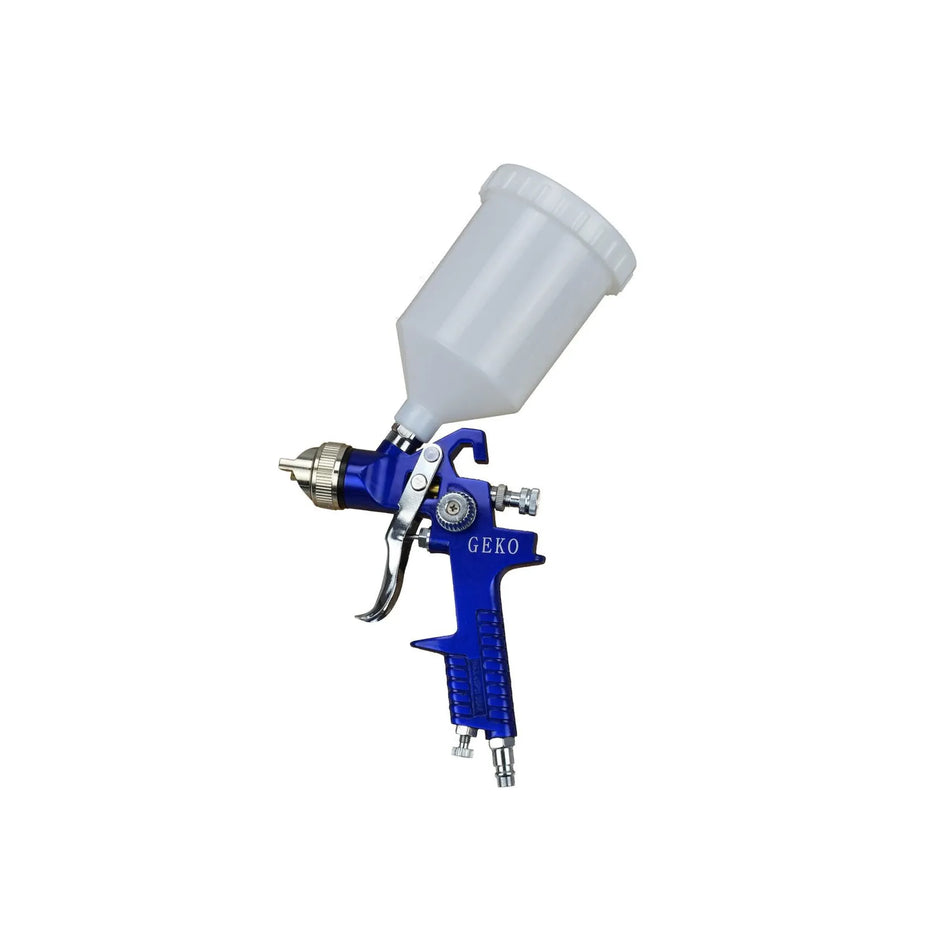 GEKO spuitpistool HVLP met kunststof tank 600ml en 1,4mm tip