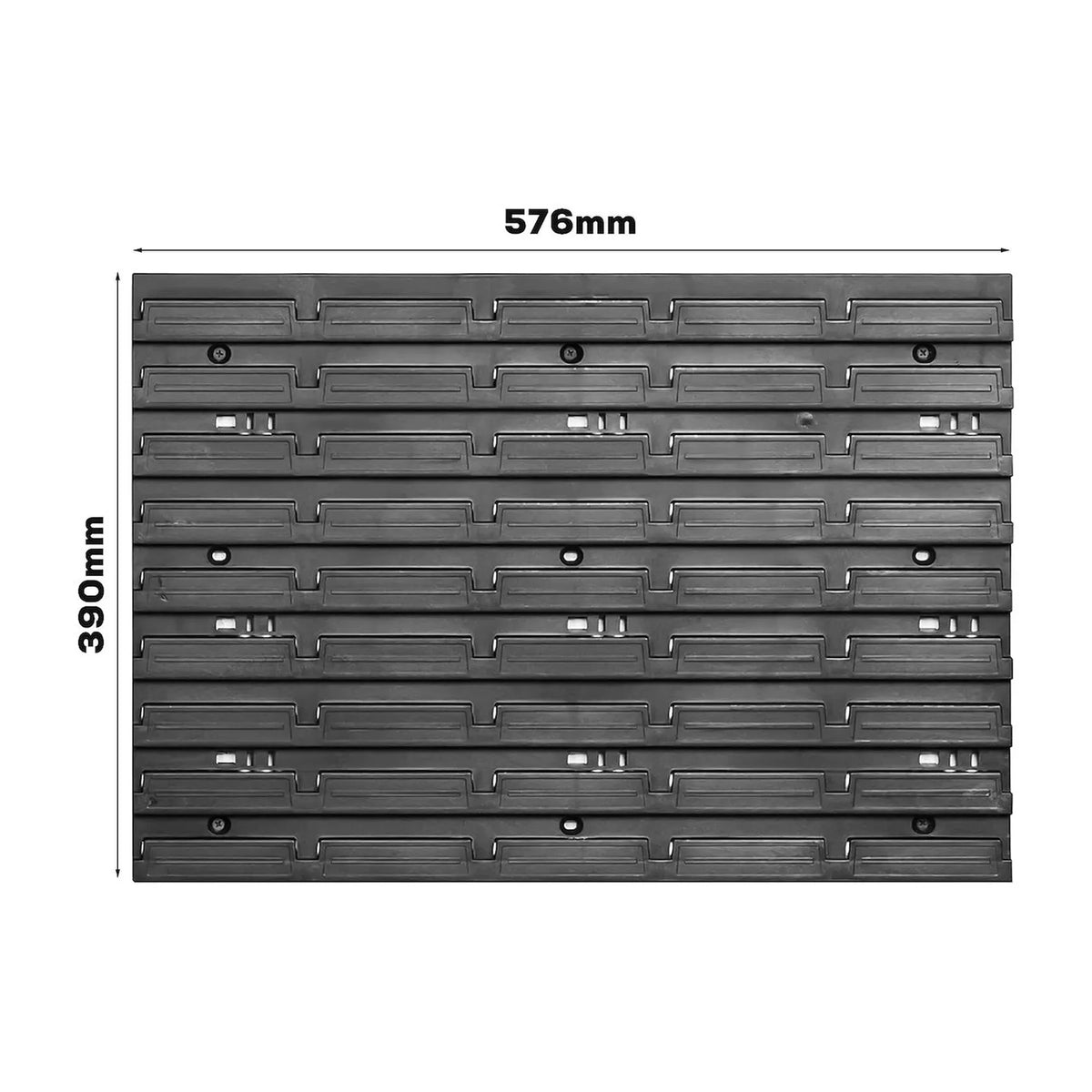 GEKO Workshop gereedschapswand met 8 panelen en 128 accessoires 2304×780 mm