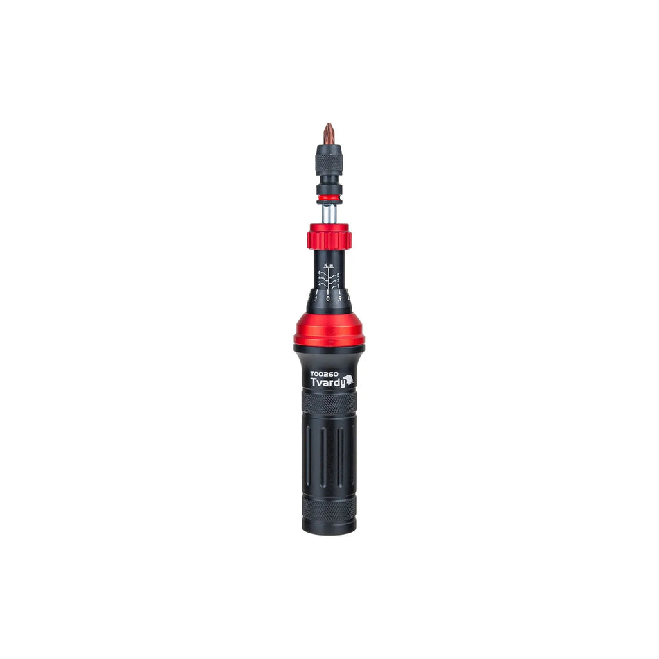 Tvardy Momentschroevendraaier 1/4" 1 - 6 Nm met 24-delige set
