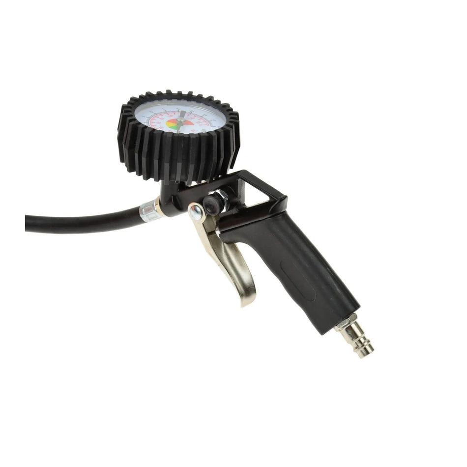 GEKO Bandenvulgun met manometer en pistol grip 0-12 bar