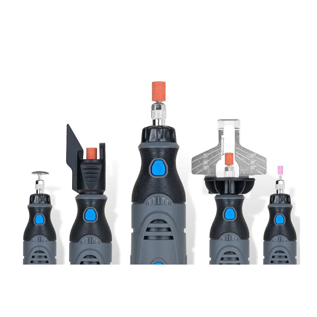 GEKO Mini Slijper 3,6 V met Accessoires en Ketting Slijpfunctie

