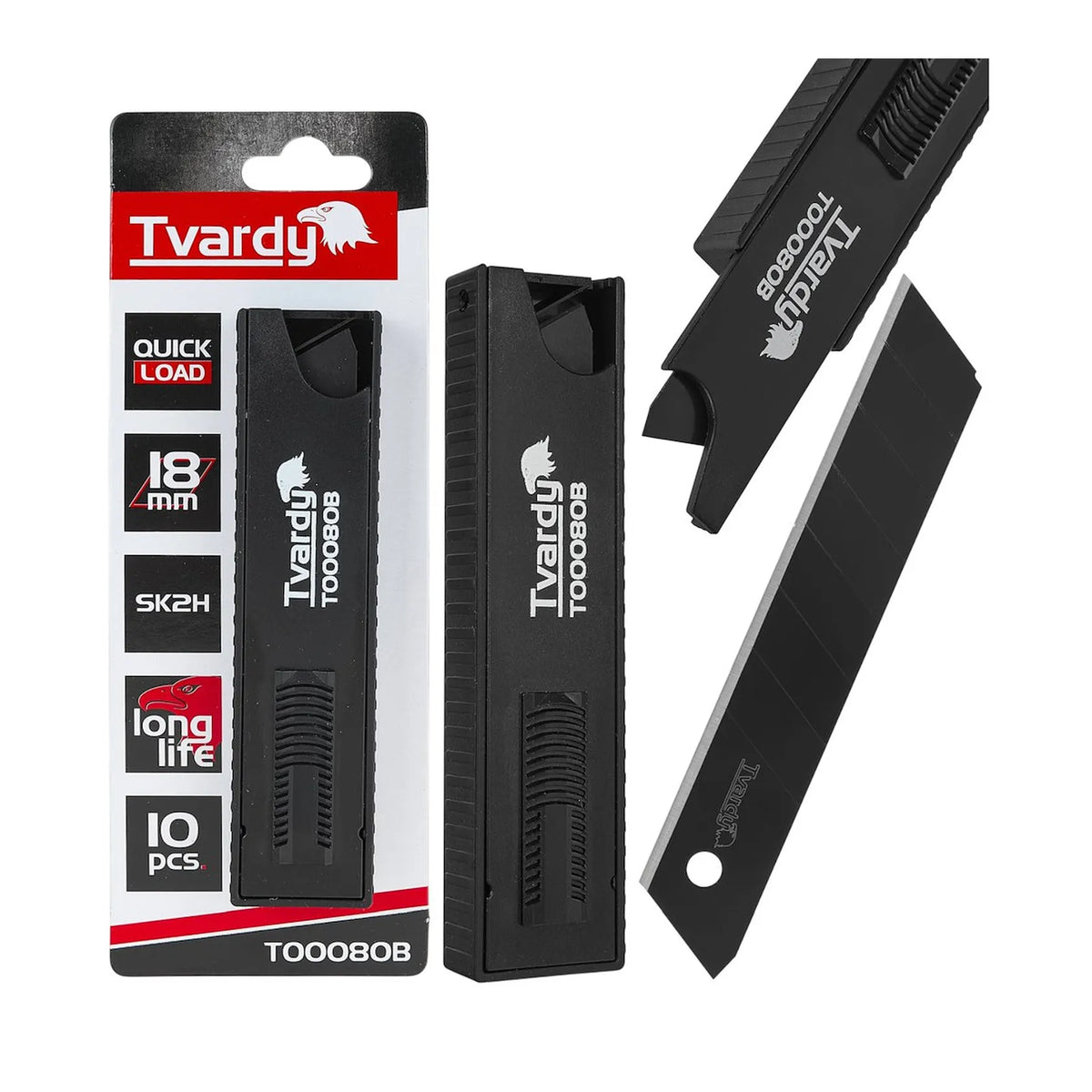 Tvardy Vervangende segmentmesjes 100x18x0,5 mm SK2H 10 stuks met dispenser
