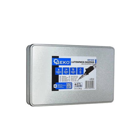 GEKO Gas soldeerbout met accessoires 200×44 mm 600g