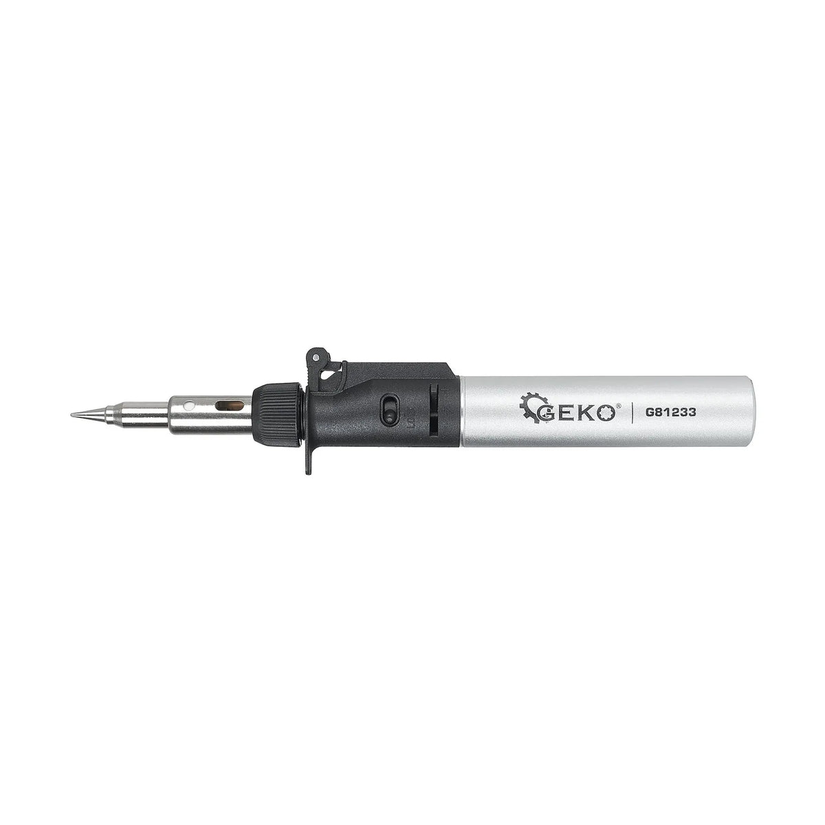 GEKO Gas soldeerbout met accessoires 200×44 mm 600g