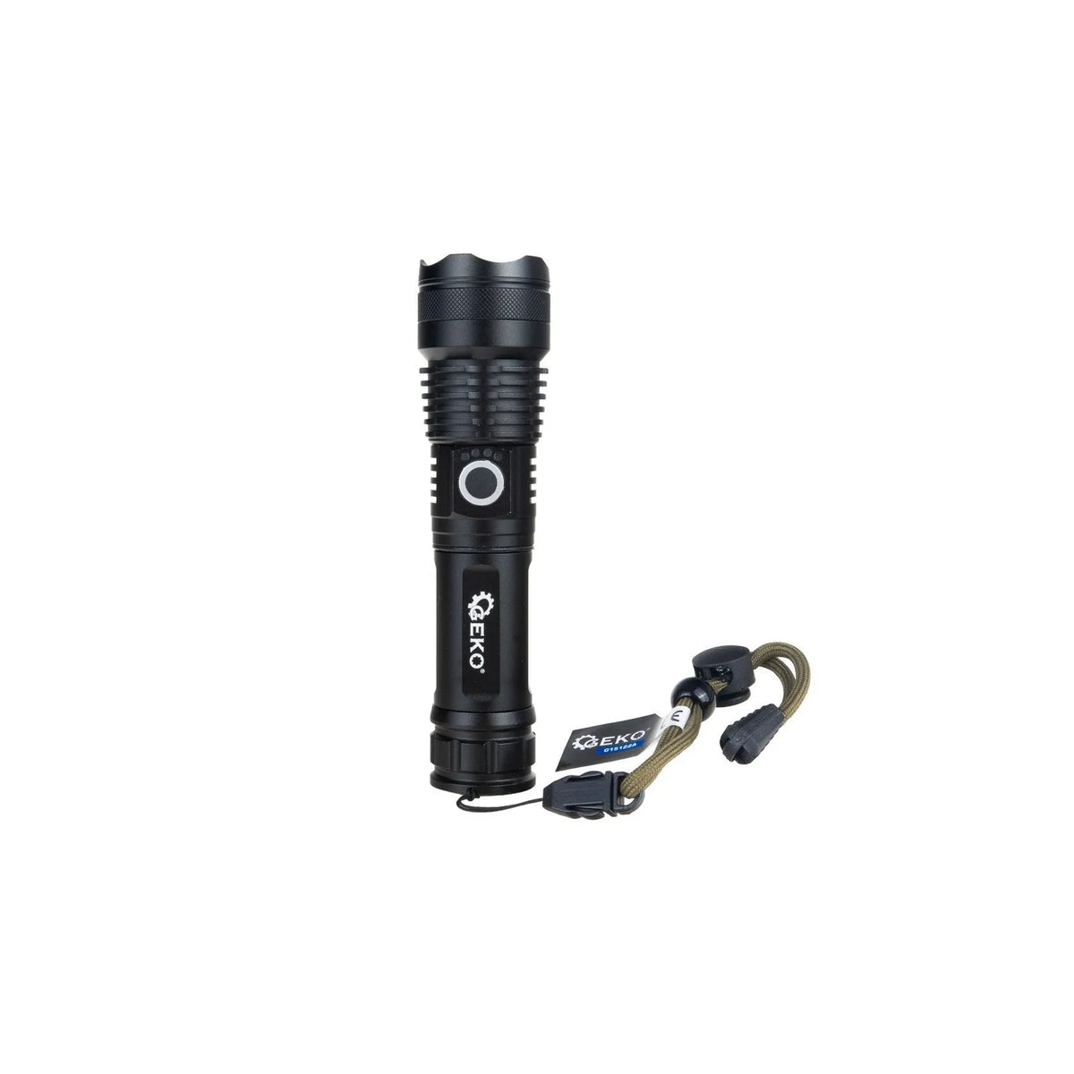 GEKO LED tactische zaklamp XHP50 15 W 1500lm 1800mAh USB-C