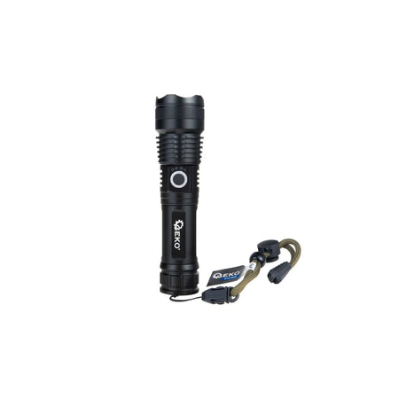 GEKO LED tactische zaklamp XHP50 15 W 1500lm 1800mAh USB-C