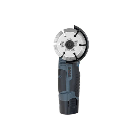 GEKO Draadloze 12 V borstelloze haakse slijper 76 mm 2x2,0 Ah