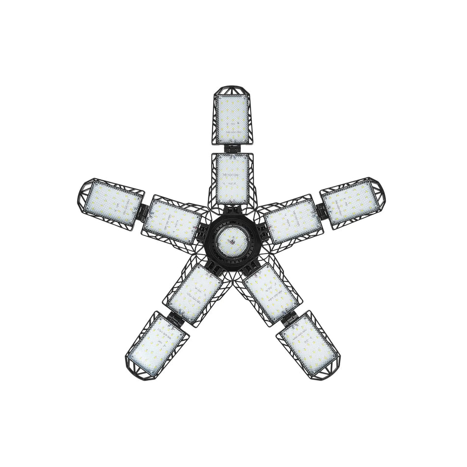 Keltin LED plafondlamp werkplaats 90 W 8300 lm 6500K met 10 verstelbare panelen