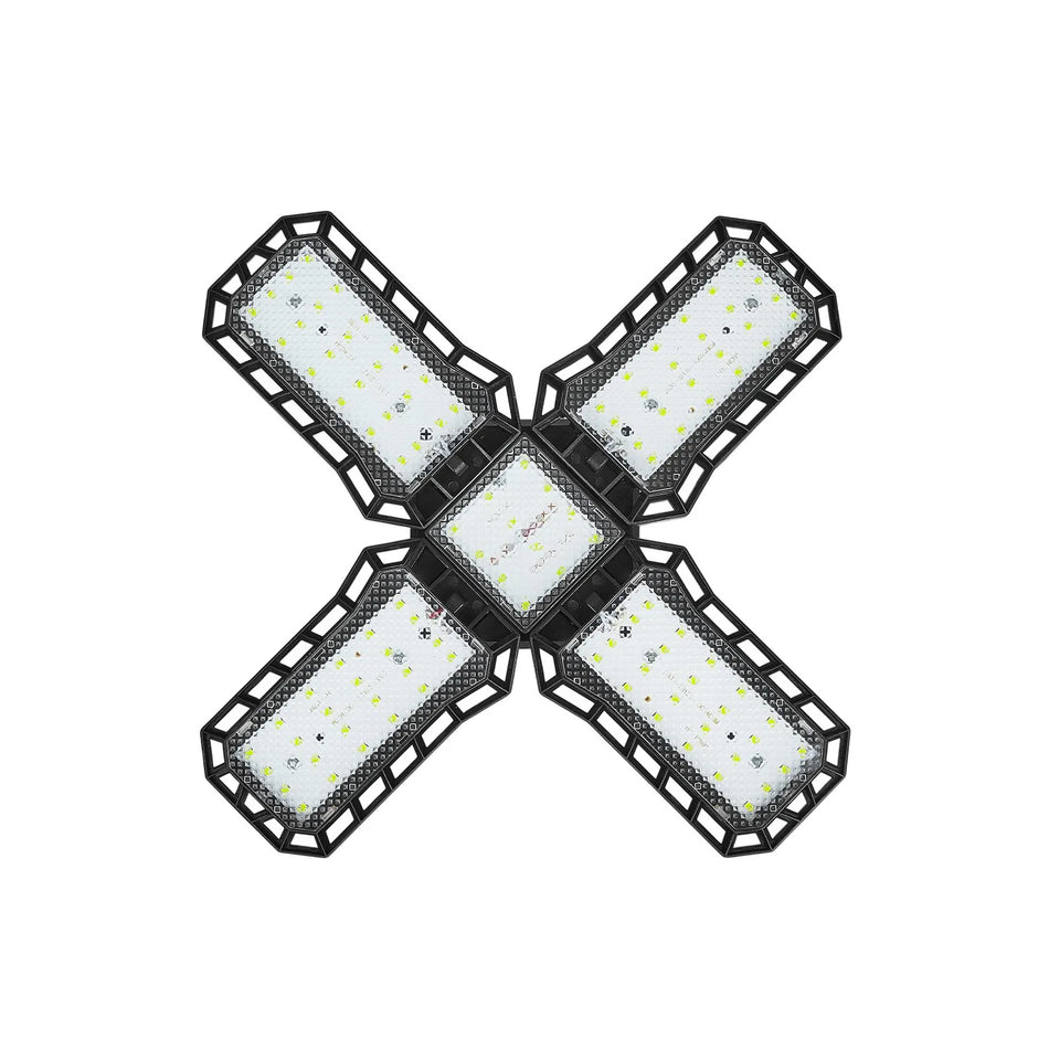 Keltin LED plafondlamp werkplaats 43 W 3400 lm 6500K met 4 verstelbare panelen