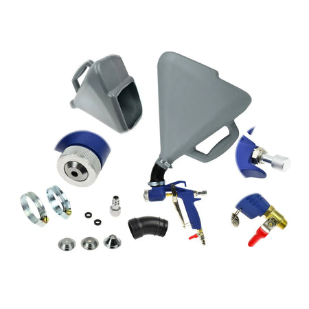 GEKO Air hopper spuitpistool met rubberen aansluiting 7500ml