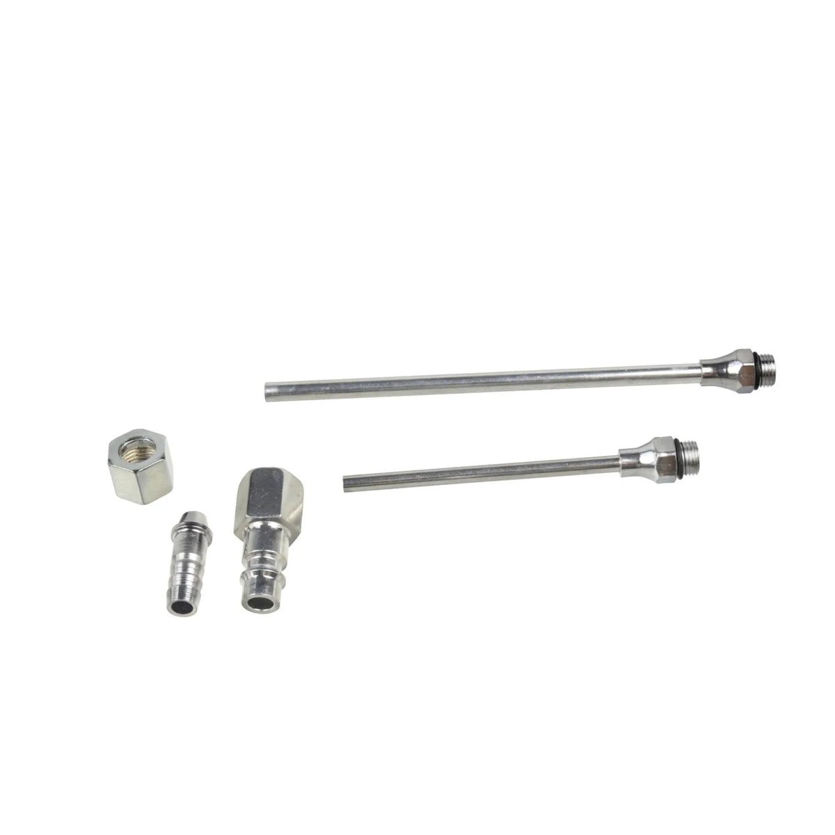GEKO Luchtpistool set met koppelingen en 90mm en 180mm mondstukken 5 stuks