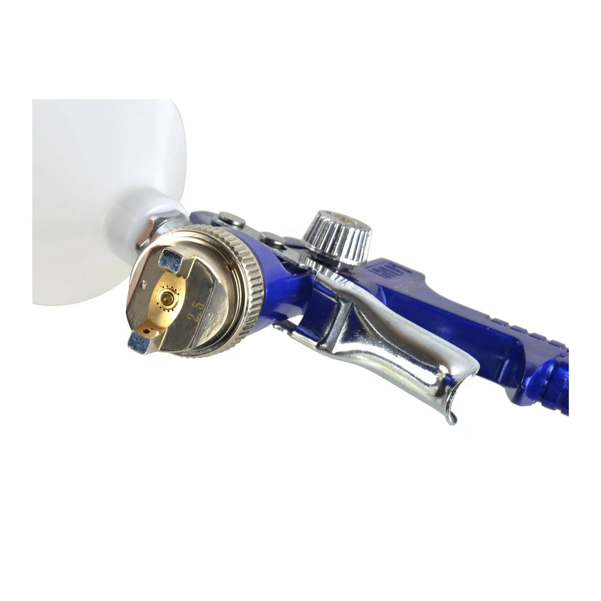 GEKO HVLP Verfspuit 2,5 mm nozzle met 600 ml beker