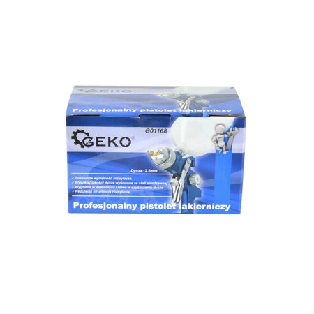 GEKO HVLP Verfspuit 2,5 mm nozzle met 600 ml beker