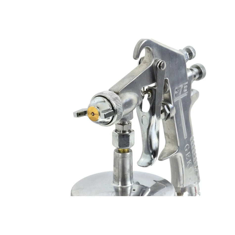 GEKO spuitpistool voor watergedragen verf met 1,5mm nozzle en 750ml onderreservoir