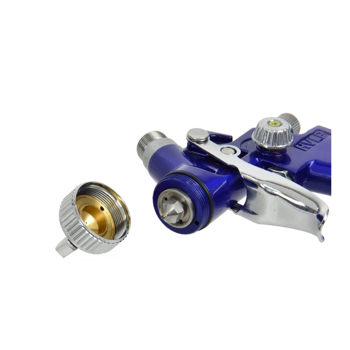 GEKO mini HVLP spuitpistool met metalen tank 0,8mm
