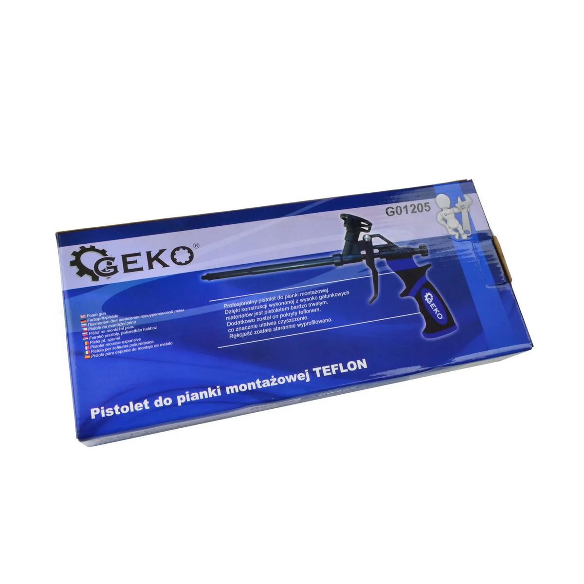 GEKO Kitpistool met PTFE coating voor schuimafdichting 470 g
