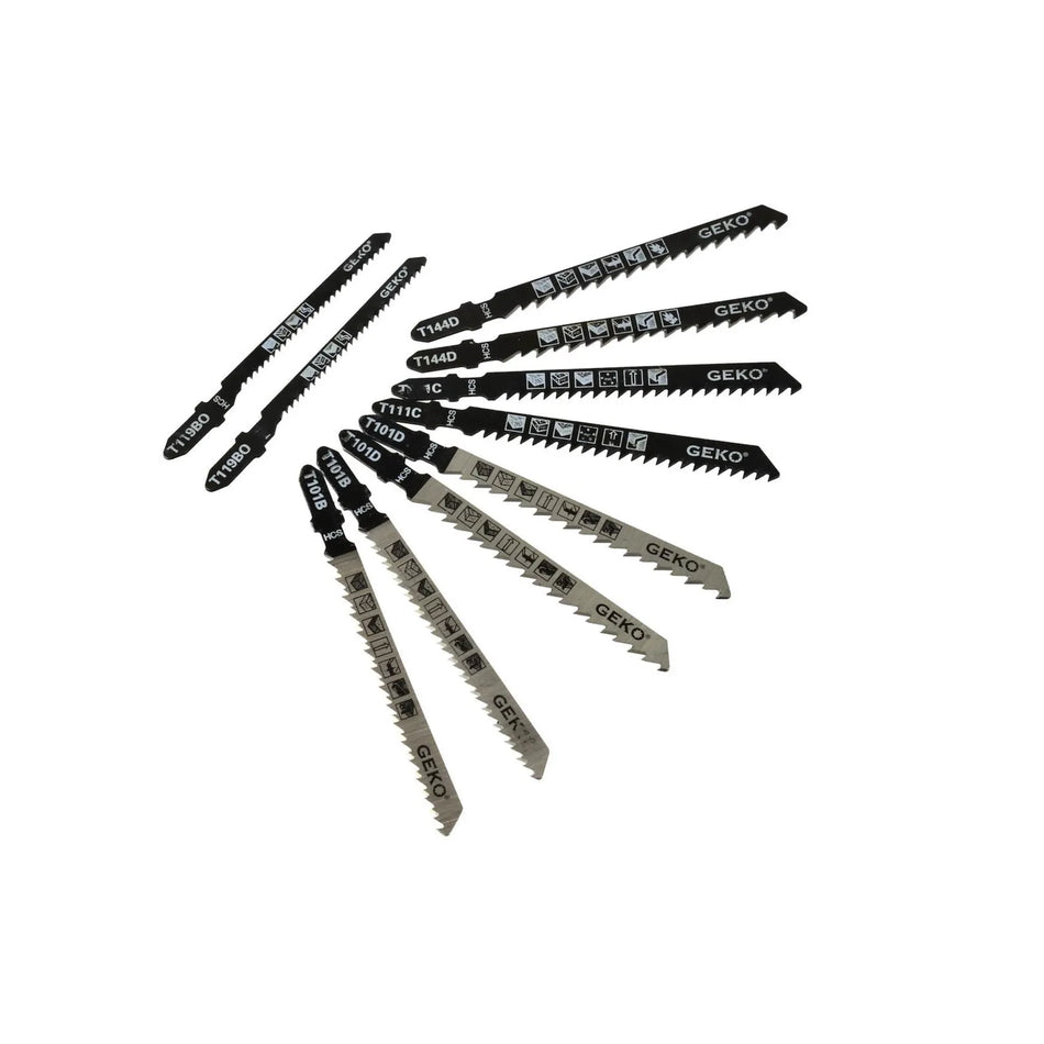 GEKO Multidoel HCS T-Steel Decoupeerzaagbladen 10 stuks