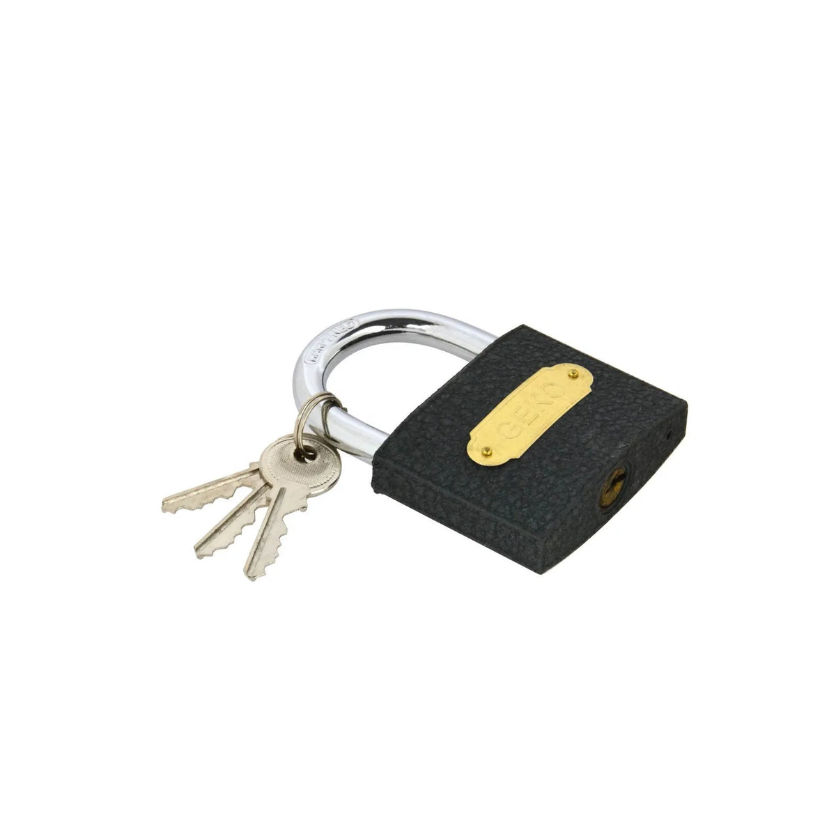 GEKO Hangslot ijzeren lichte uitvoering 75 mm