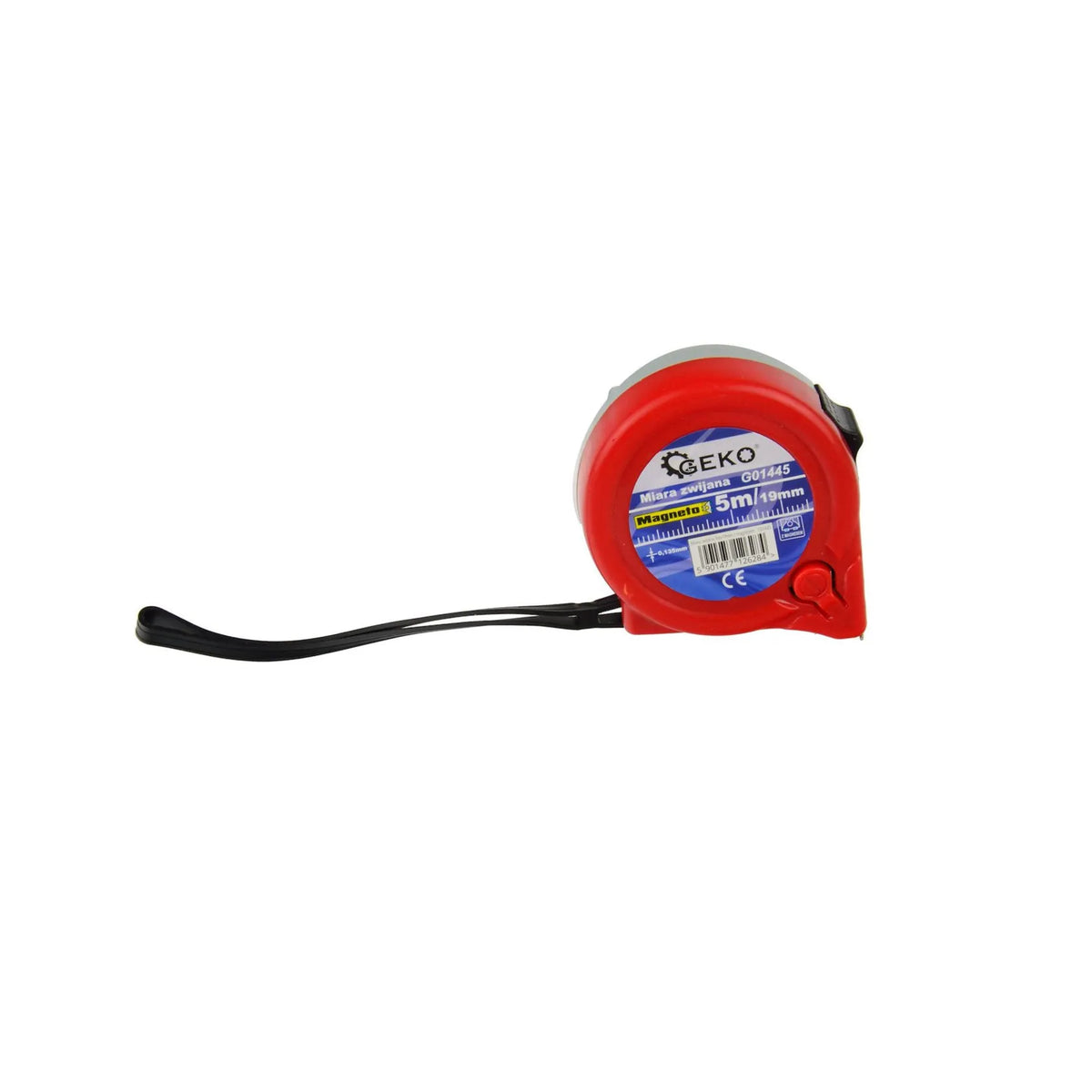 GEKO Meetlint met magnetische haak 5m x 19 mm