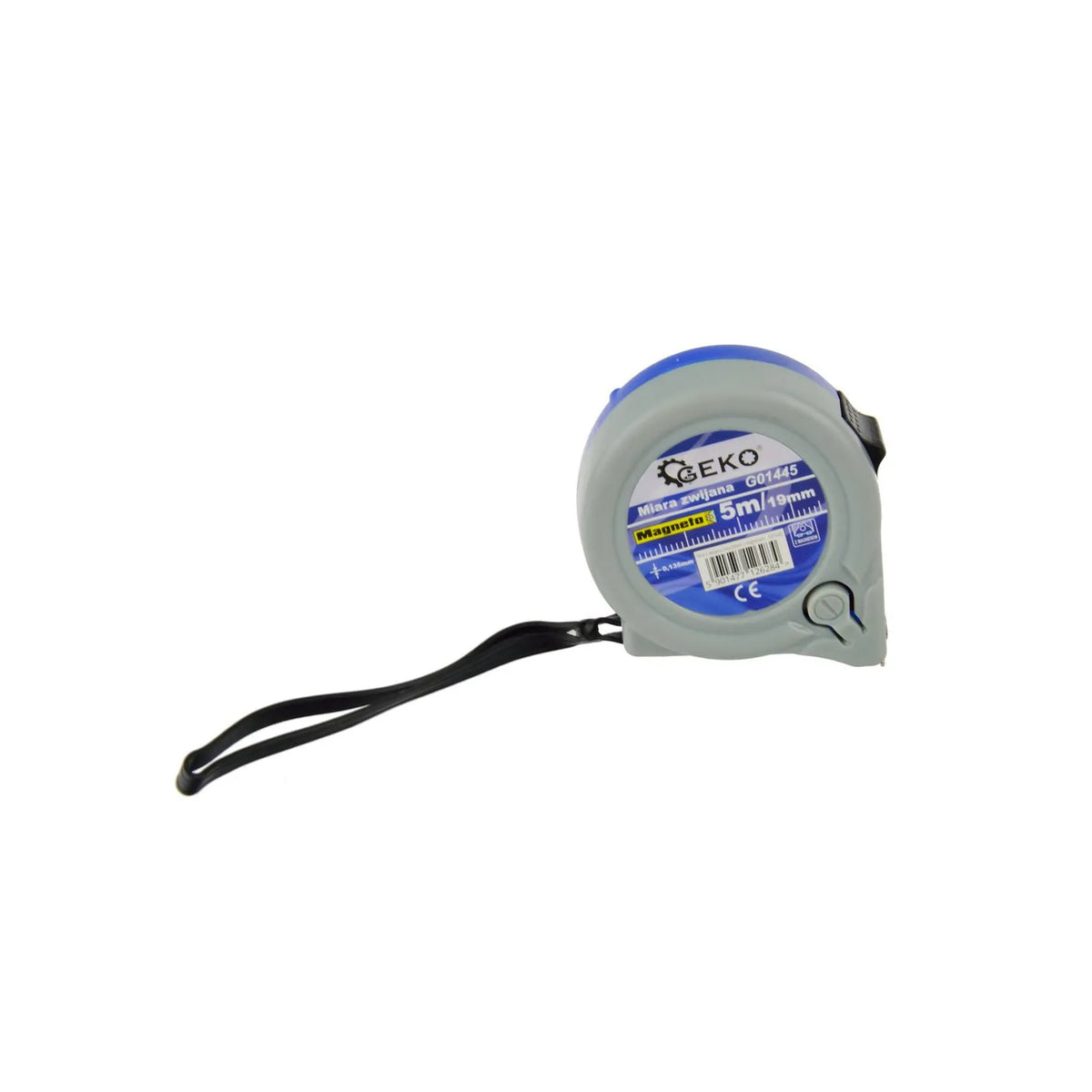 GEKO Meetlint met magnetische haak 5m x 19 mm