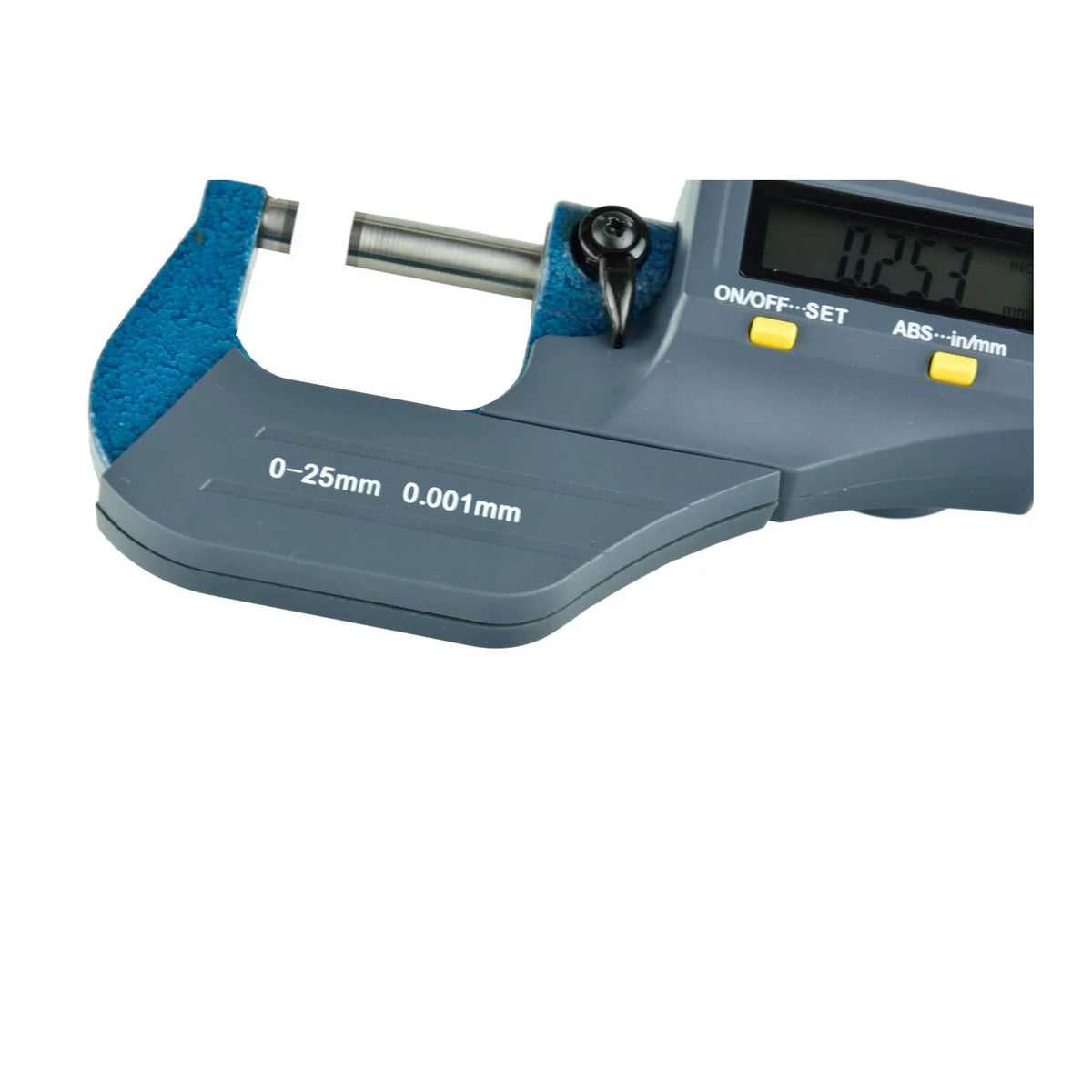 GEKO Elektronische Buitenmicrometer met bereik 0-25 mm en resolutie 0,001 mm