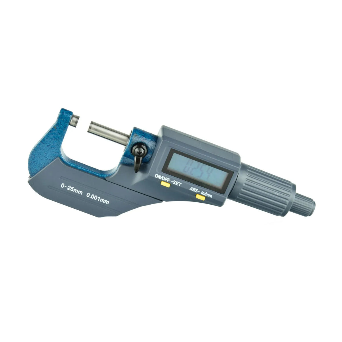 GEKO Elektronische Buitenmicrometer met bereik 0-25 mm en resolutie 0,001 mm
