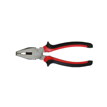 GEKO Combinatietang gepolijst 180 mm (rood-zwart)