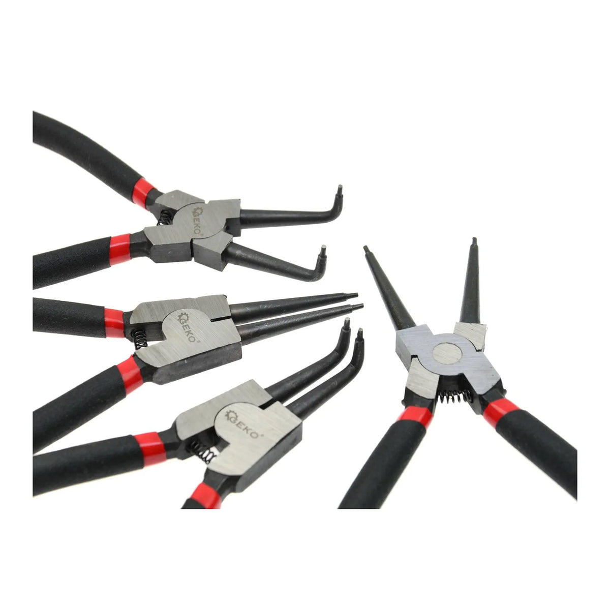 GEKO Circlip Tang Set voor Binnen- en Buitencirclips 7" 4-delig