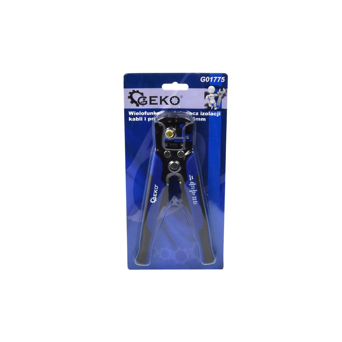 GEKO Automatische draadstripper en krimptang 0,2-6 mm²
