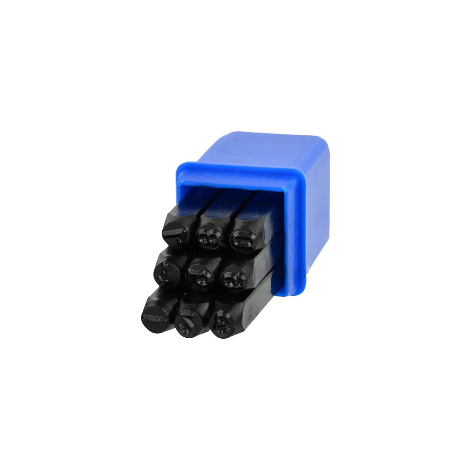 GEKO Nummer Slagletters Set 9-delig 5 mm Karakterhoogte