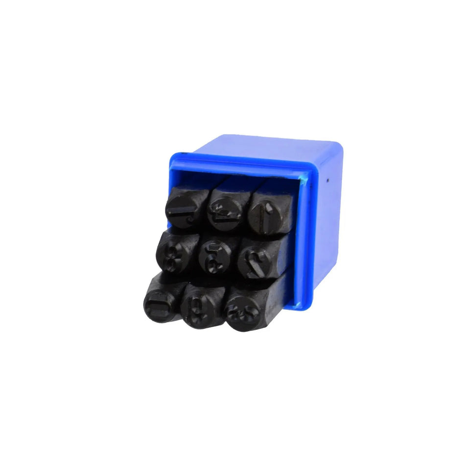 GEKO Nummer slagletters set met 9 cijfers 8 mm