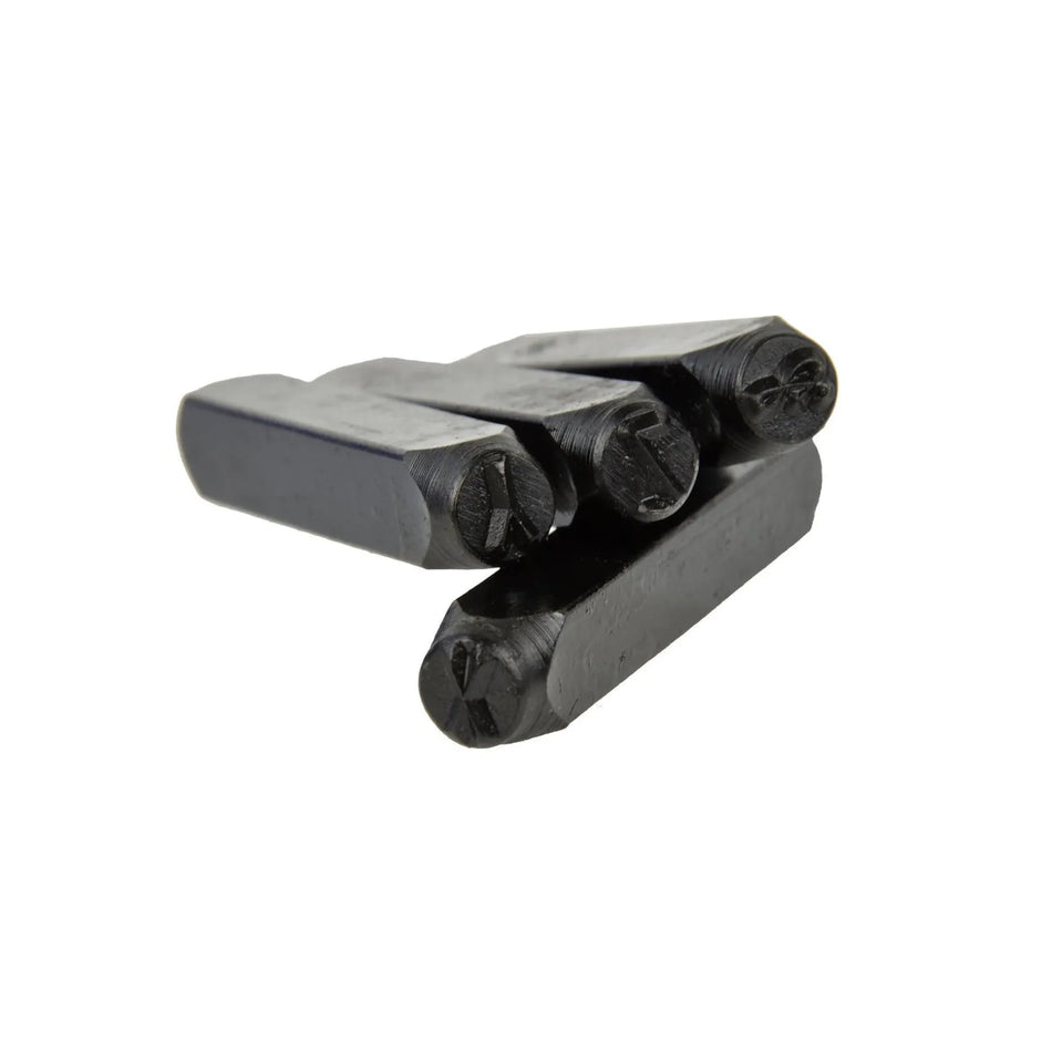 GEKO Slagletters set met letters en & 27-delig 8 mm