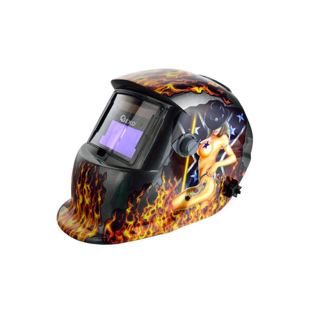 GEKO Lashelm met automatische verduistering PROFI-FLAME 915 gram