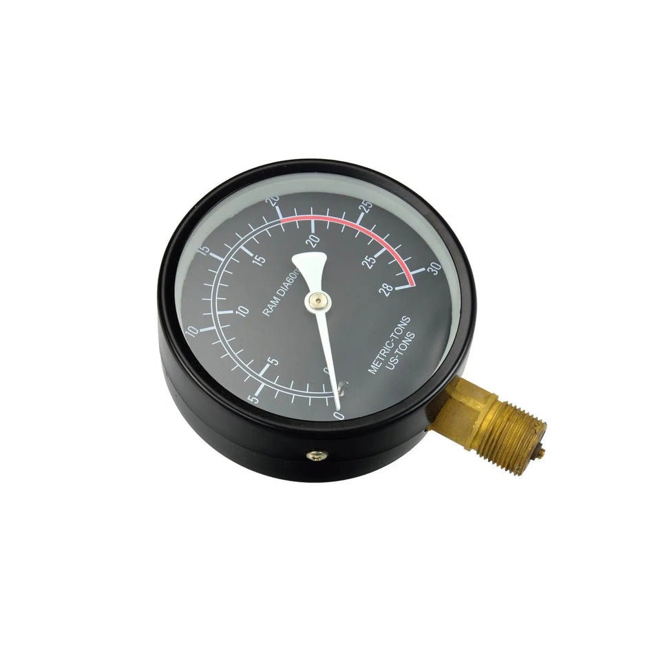 GEKO Hydraulische krachtmeter voor werkpers 20 ton verticale montage 2,5"