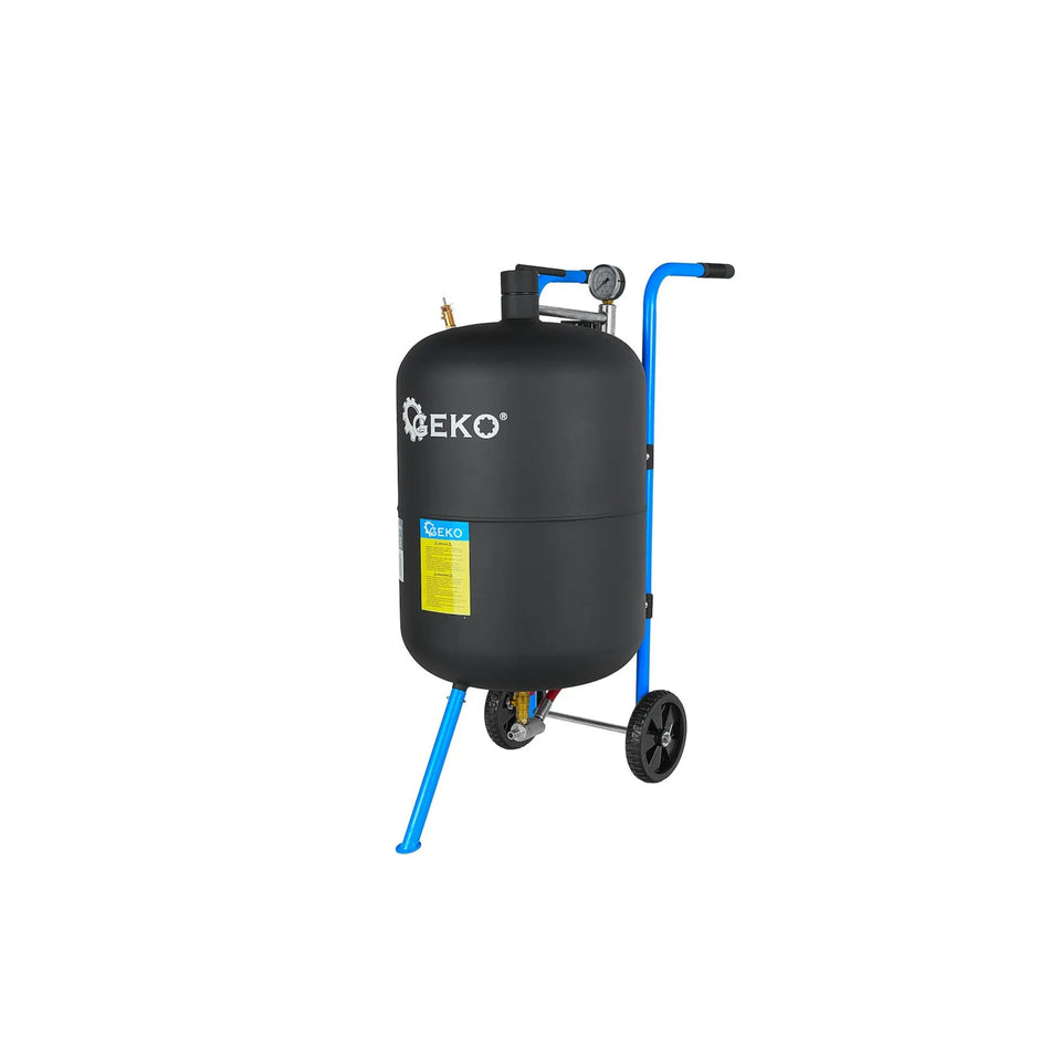 GEKO Druktank voor zandstralen met accessoires 76L