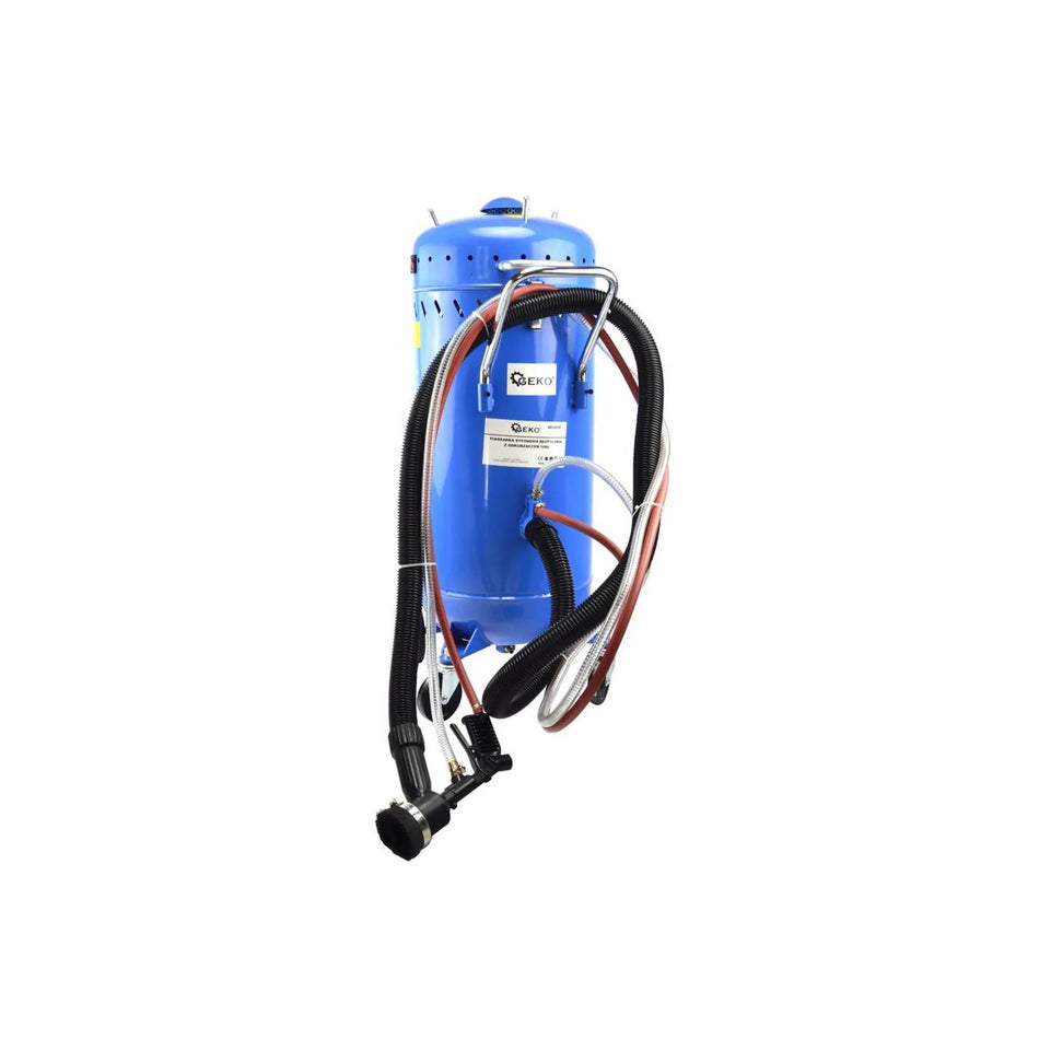 GEKO Zandstraalmachine stofvrij met vacuüm 106L