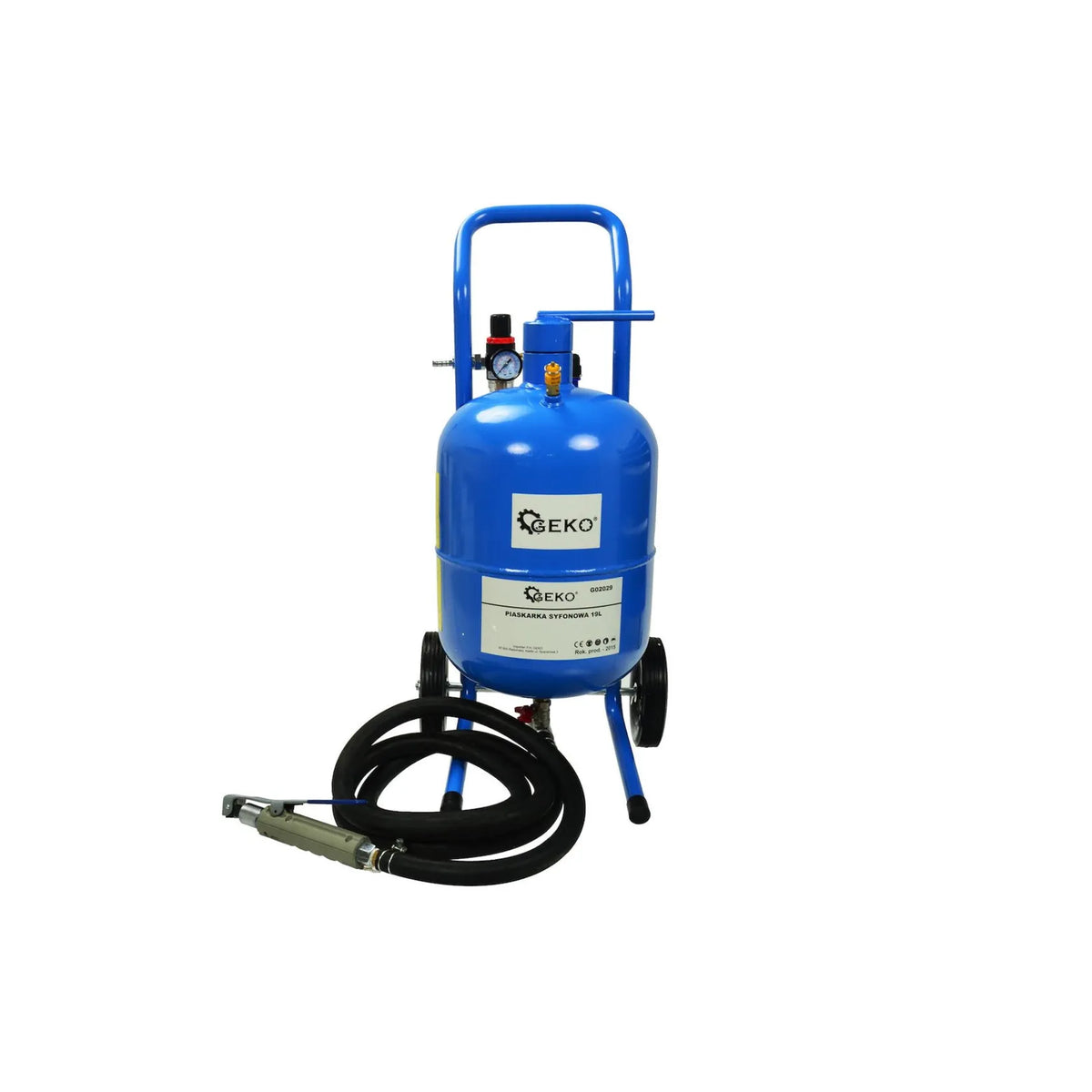 GEKO Zandblaster drukvat met accessoires 19L