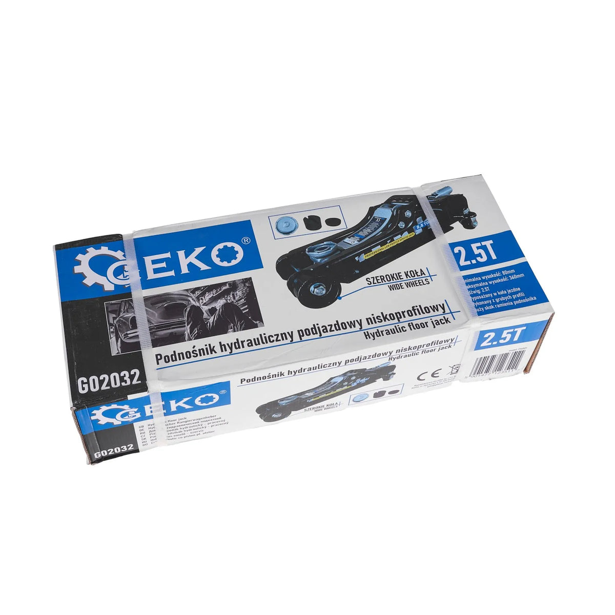 GEKO hydraulische garagekrik laag model 2,5 ton