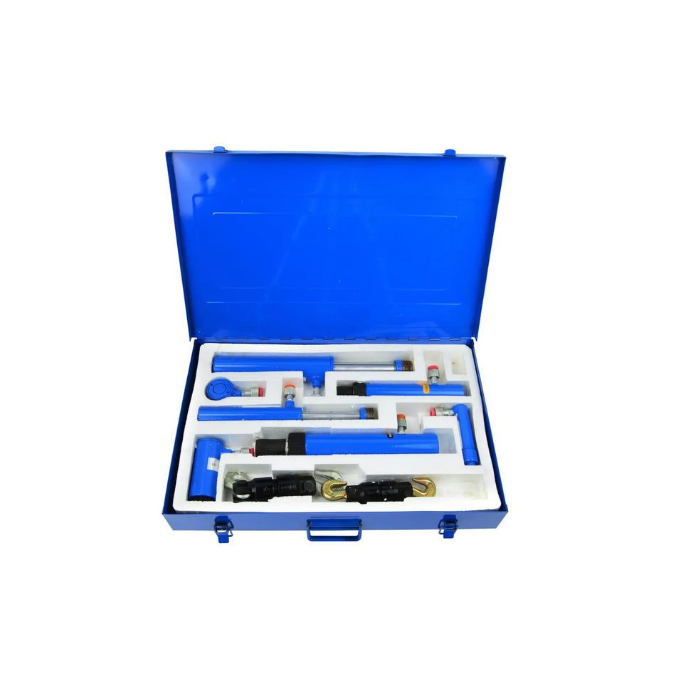 GEKO Hydraulische carrosseriereparatieset 10 ton 7-delig
